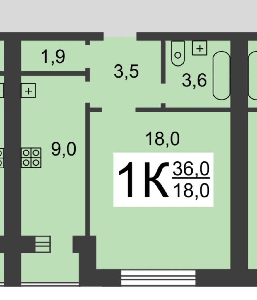 Продажа 1-комнатной квартиры, Нижний Новгород, Старых Производственников ул,  18