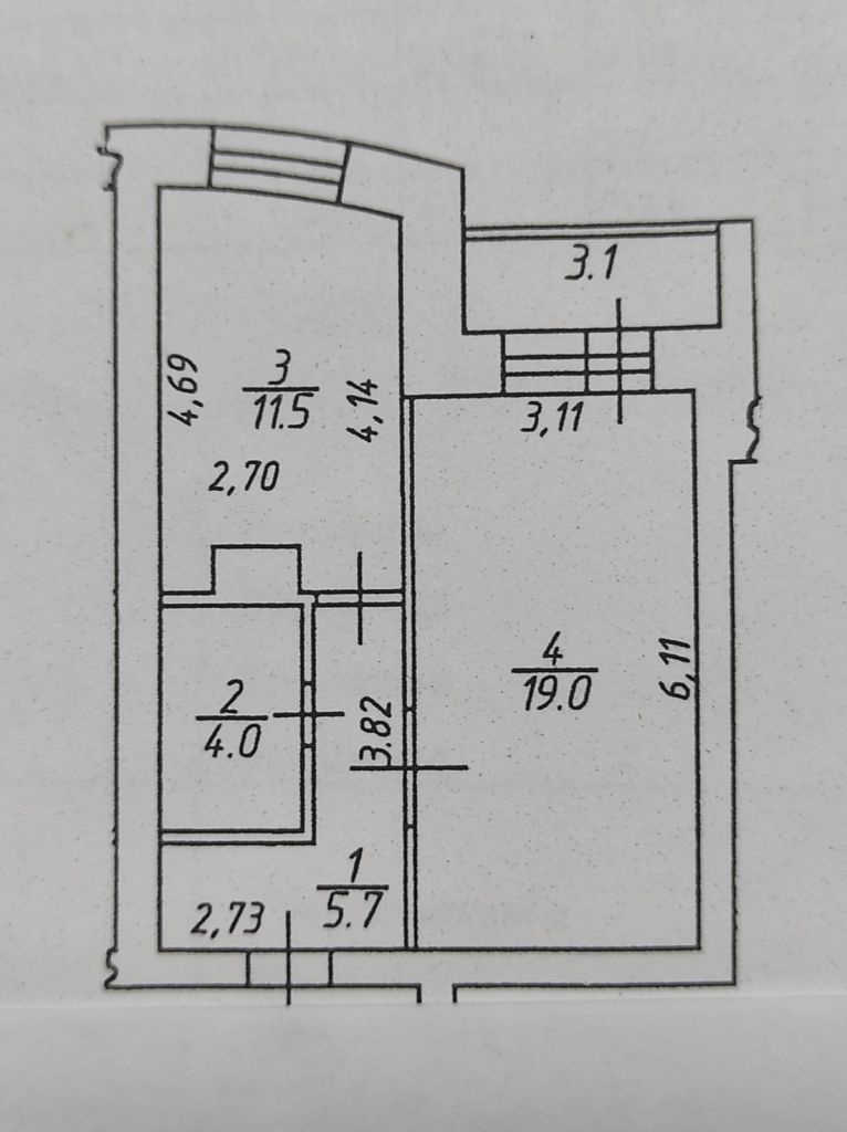 Продажа 1-комнатной квартиры, Тверь, Хрустальная ул,  41к3