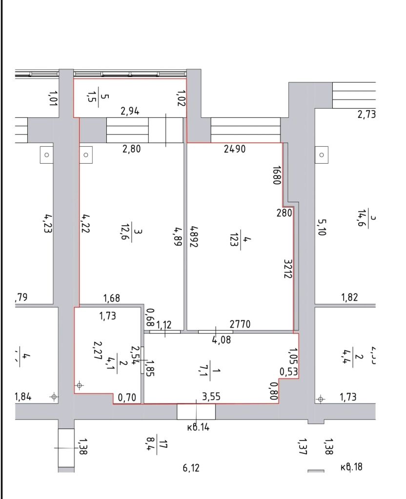 Продажа 1-комнатной квартиры, Кострома, Войкова ул,  22