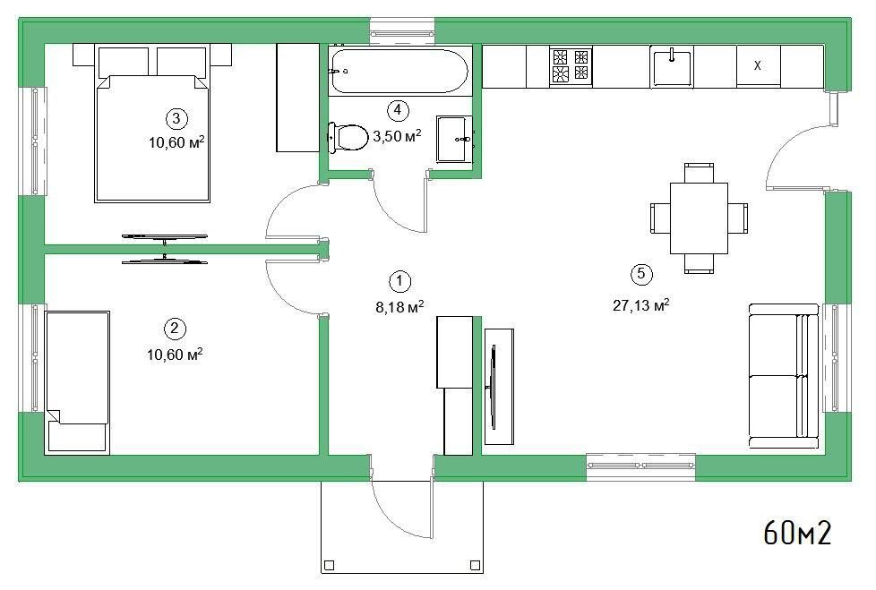 Продажа дома, 60м <sup>2</sup>, 7 сот., Саратов, Большая Лесопарковая ул
