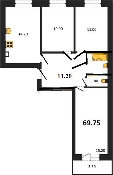Продажа 3-комнатной новостройки, Суздаль, Советская ул,  27а
