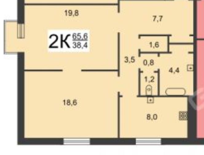 Продажа 2-комнатной квартиры, Нижний Новгород, Ильича пр-кт,  34