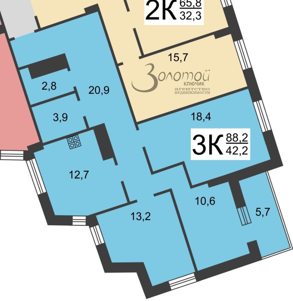 Продажа 3-комнатной квартиры, Нижний Новгород, Бориса Панина ул,  7к6