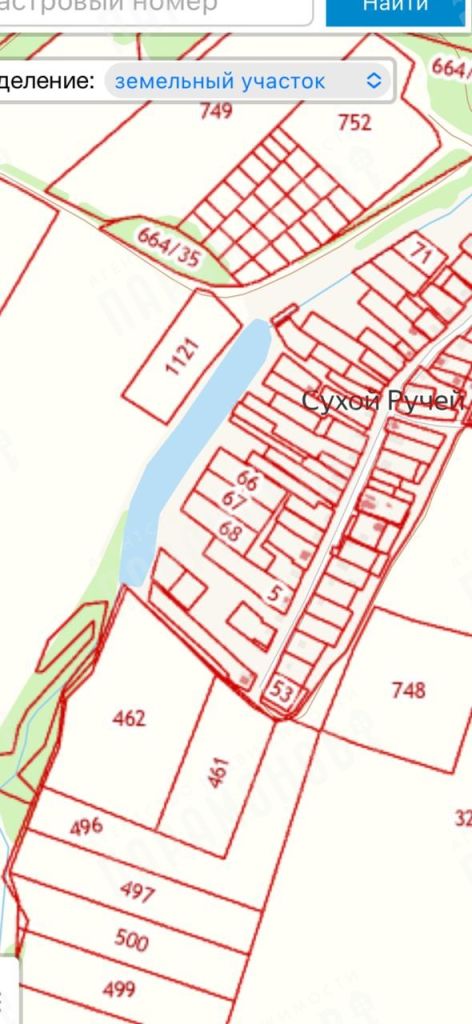 Продажа участка, Сухой Ручей