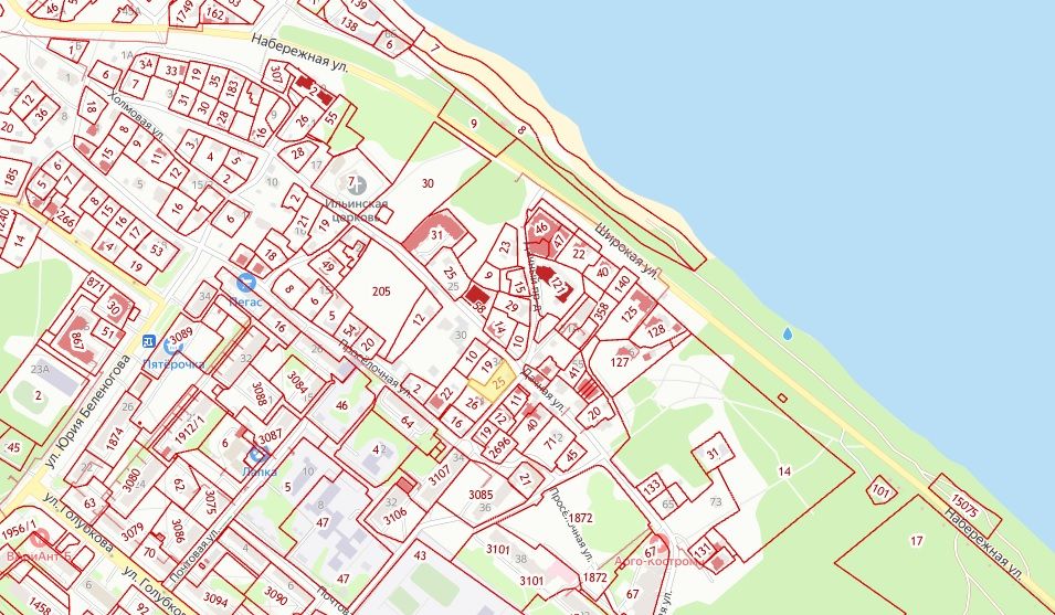 Продажа участка, Кострома, Дачная ул,  36