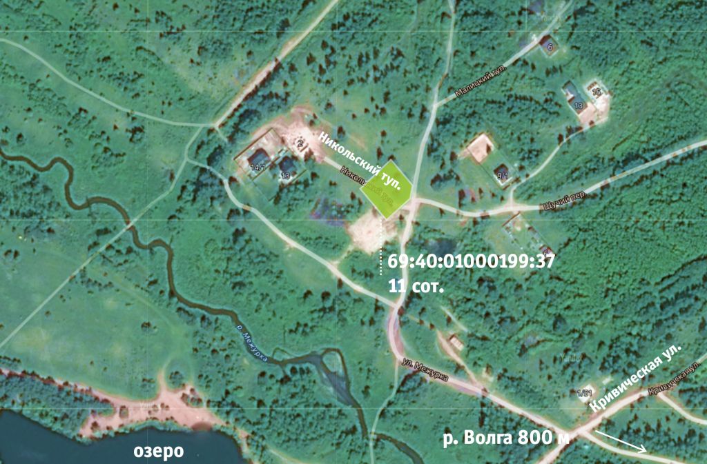 Продажа участка, Тверь, Никольский туп