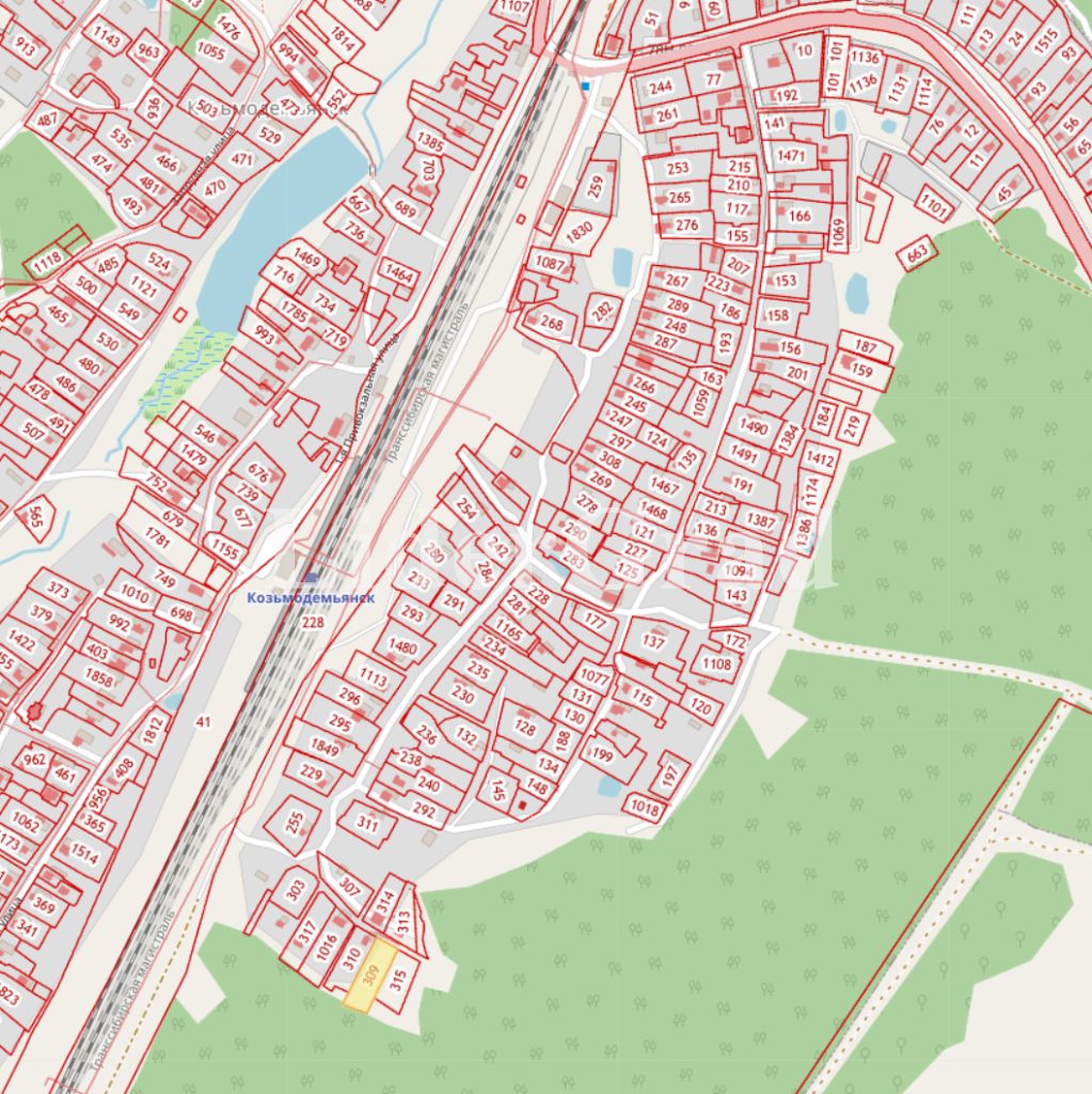 Продажа участка, Козьмодемьянск, Октябрьская,  45