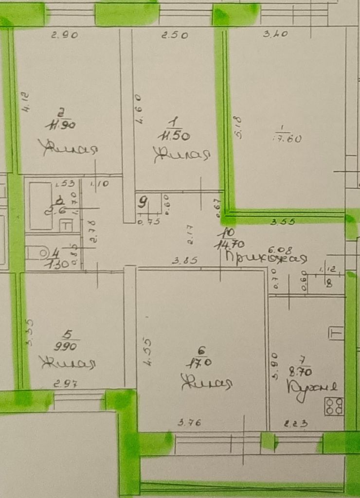Продажа 4-комнатной квартиры, Нижний Новгород, Адмирала Макарова ул,  8/1