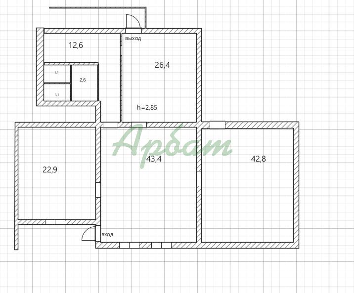 Продажа коммерческой недвижимости, 153м <sup>2</sup>, Тверь, Симеоновская ул,  39