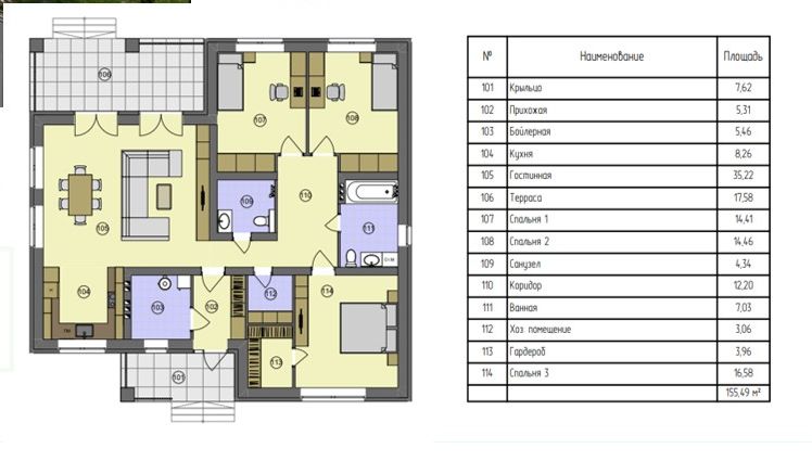 Продажа дома, 155м <sup>2</sup>, 13 сот., Заволжье, земляничный переулок