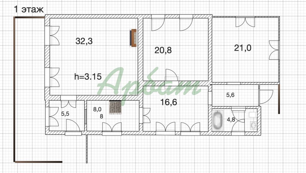 Продажа дома, 218м <sup>2</sup>, 17 сот., Жирносово,  1