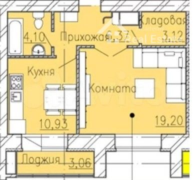 Продажа 1-комнатной квартиры, Иваново, Добролюбова ул,  10