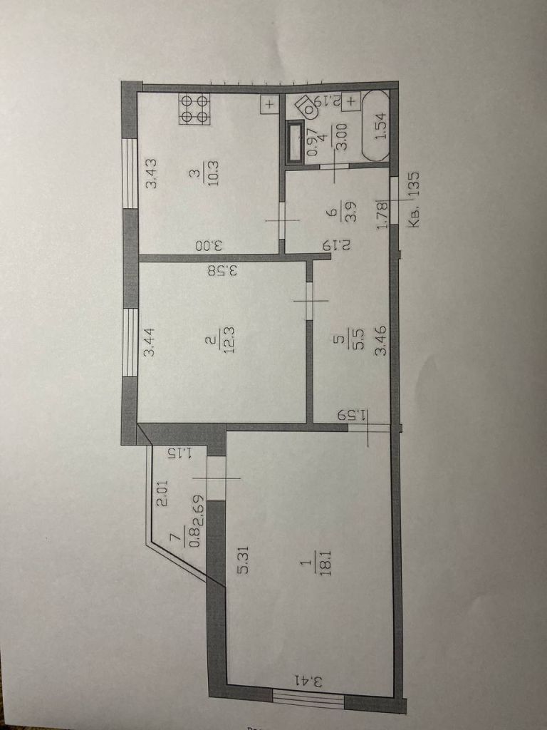 Продажа 2-комнатной квартиры, Нижний Новгород, Кораблестроителей пр-кт,  50