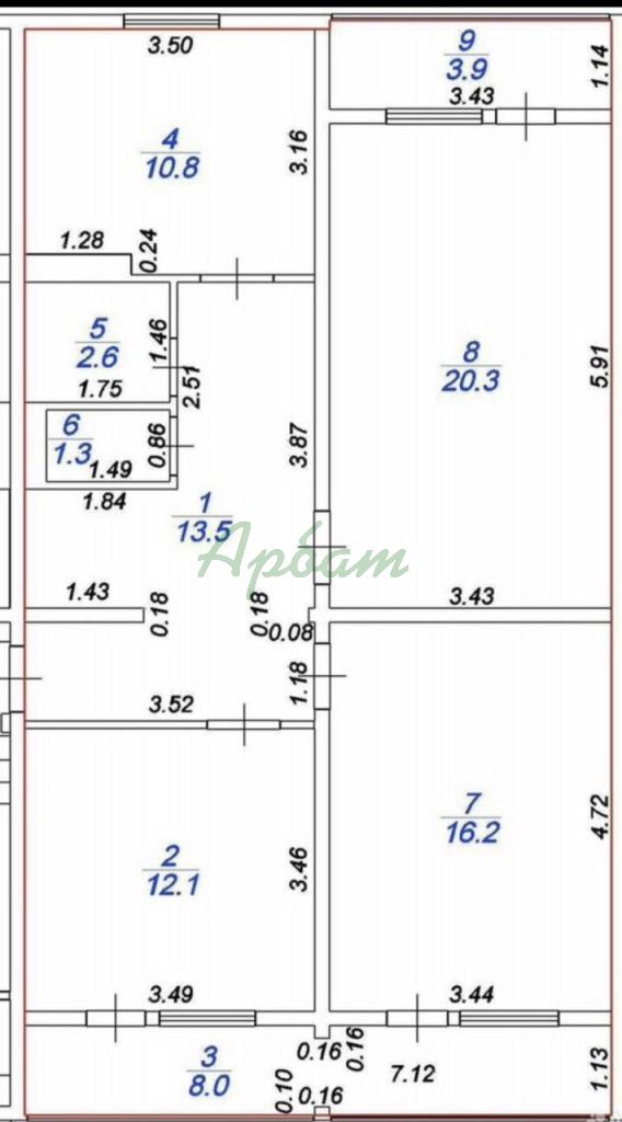 Продажа 3-комнатной квартиры, Тверь, Чуприяновский пер,  10