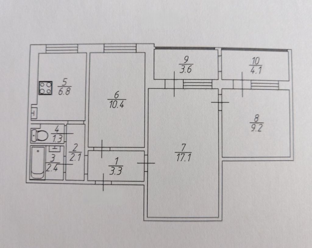 Продажа 3-комнатной квартиры, Саратов, Строителей пр-кт,  2