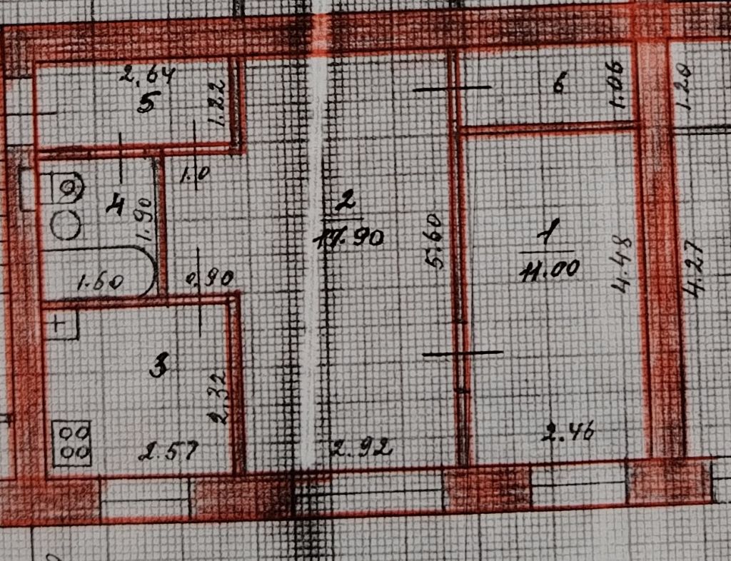 Продажа 2-комнатной квартиры, Мулино, новая,  6