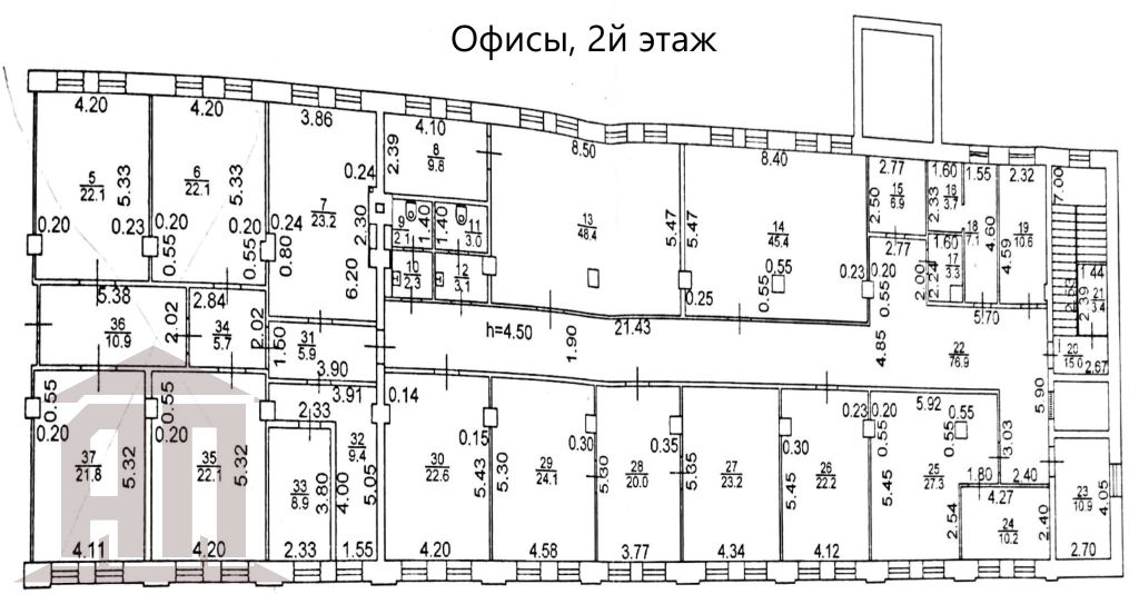 Аренда коммерческой недвижимости, 400м <sup>2</sup>, Тверь, Александровский пер,  9
