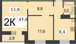 Продажа 2-комнатной квартиры, Нижний Новгород, 40 лет Победы ул,  18