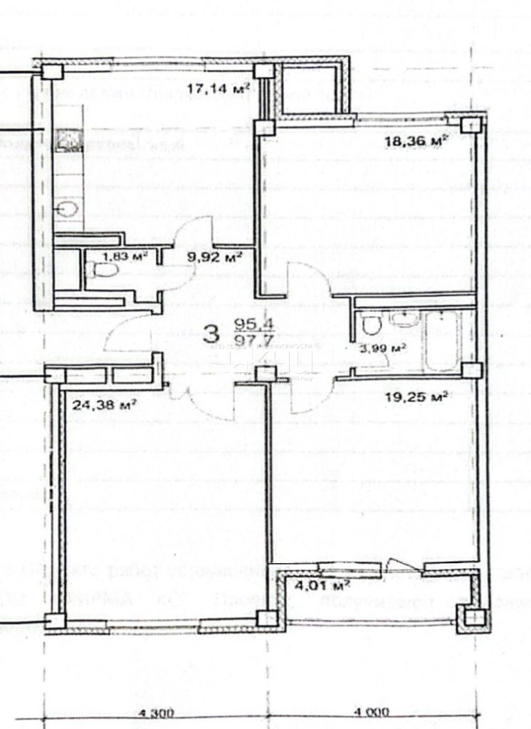 Продажа 3-комнатной квартиры, Нижний Новгород, Полтавская ул,  15