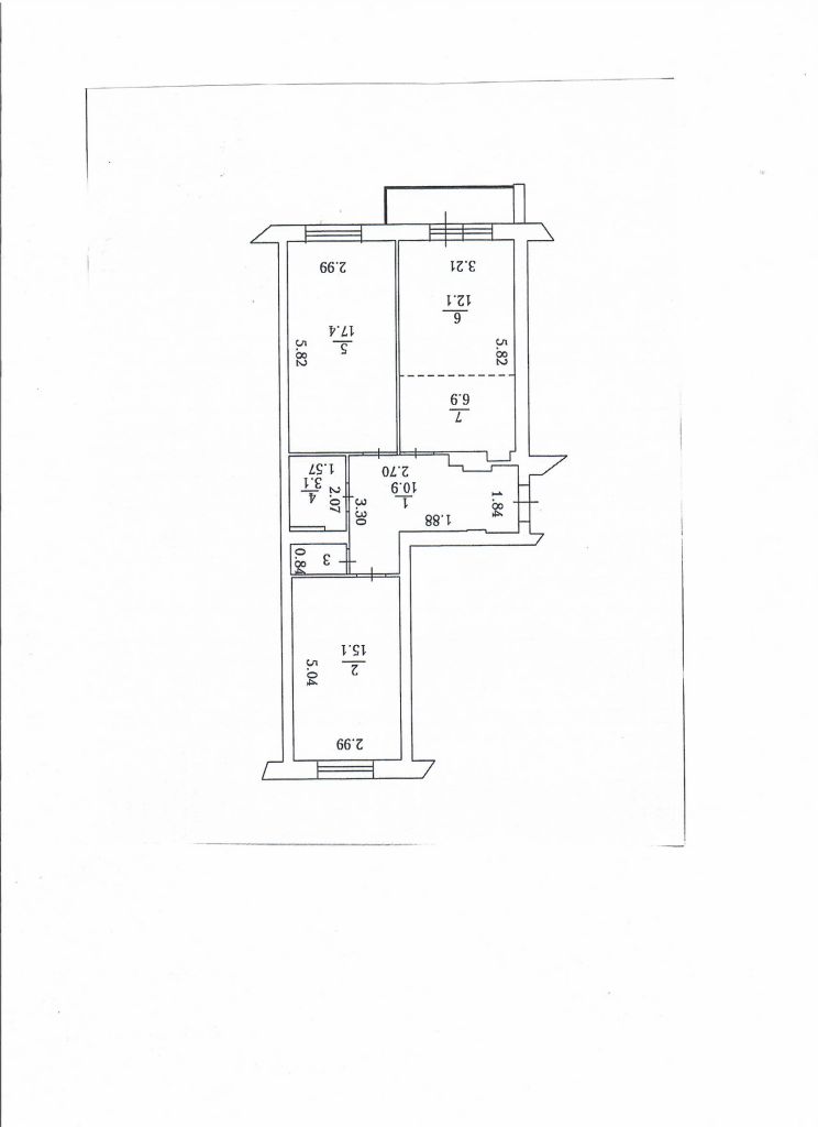 Продажа 2-комнатной квартиры, Кемерово, Тухачевского ул,  29б