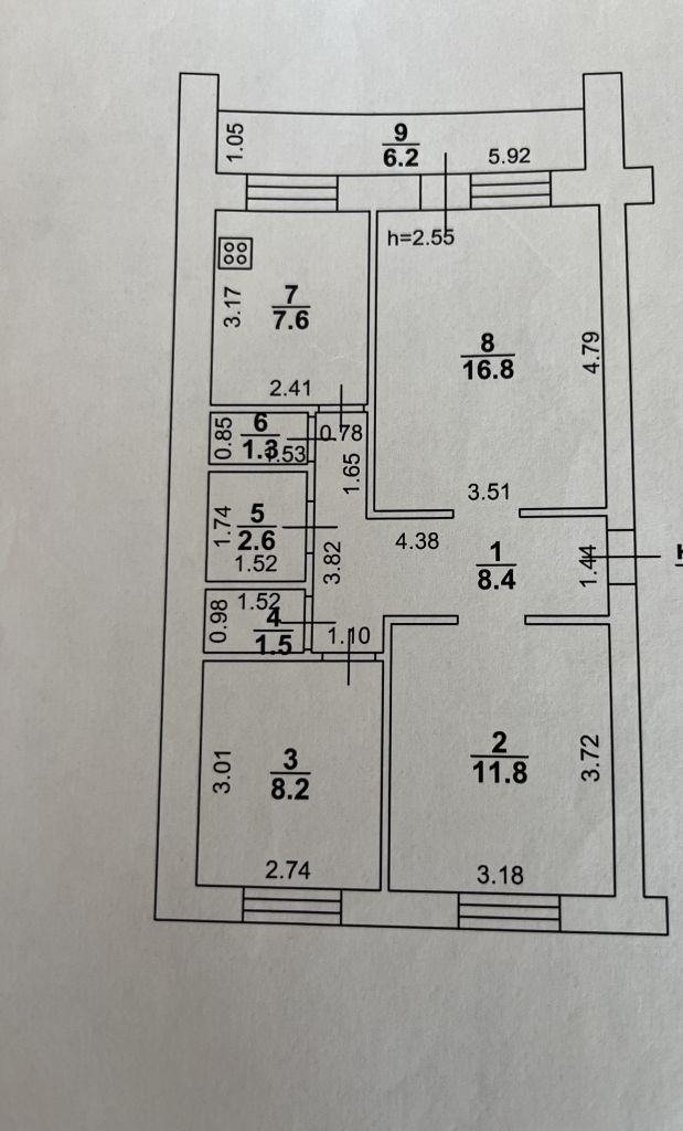 Продажа 3-комнатной квартиры, Энгельс, Центральная ул,  8