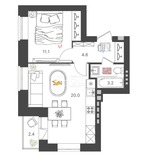 Продажа 1-комнатной новостройки, Культура, Развития