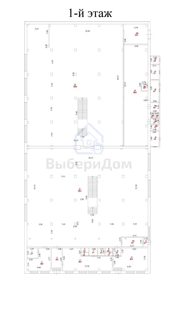 Продажа коммерческой недвижимости, 3829м <sup>2</sup>, Иваново, Шевченко ул,  19