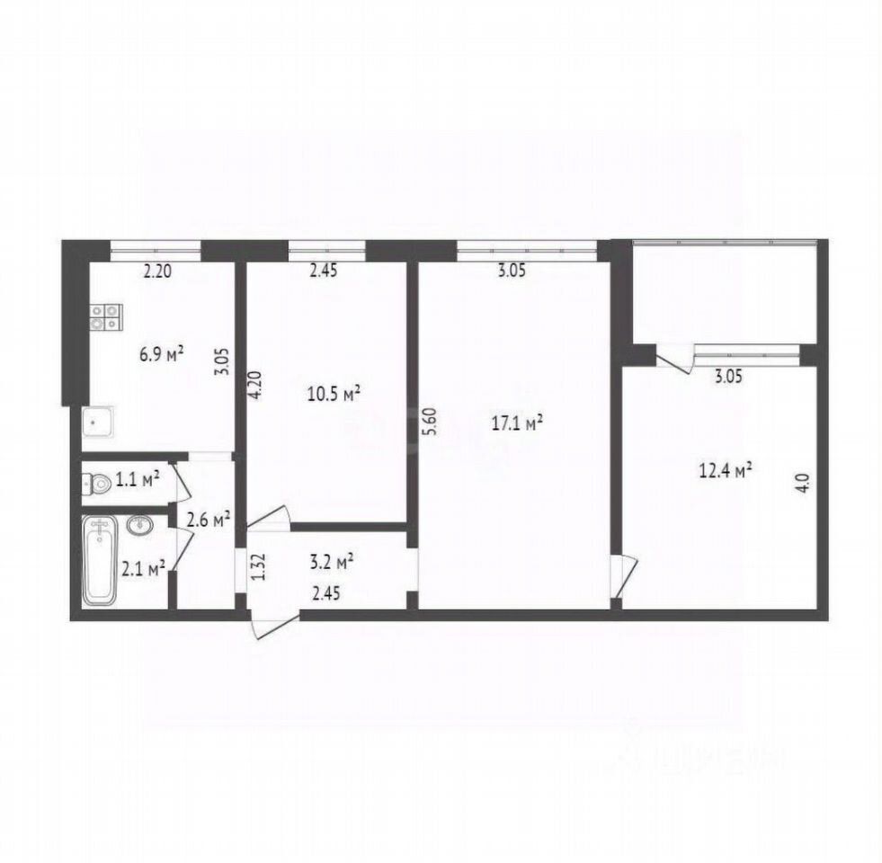 Продажа 3-комнатной квартиры, Саратов, 4-й проезд Чернышевского,  6