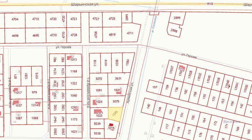 Продажа участка, Кострома, Армейская ул.