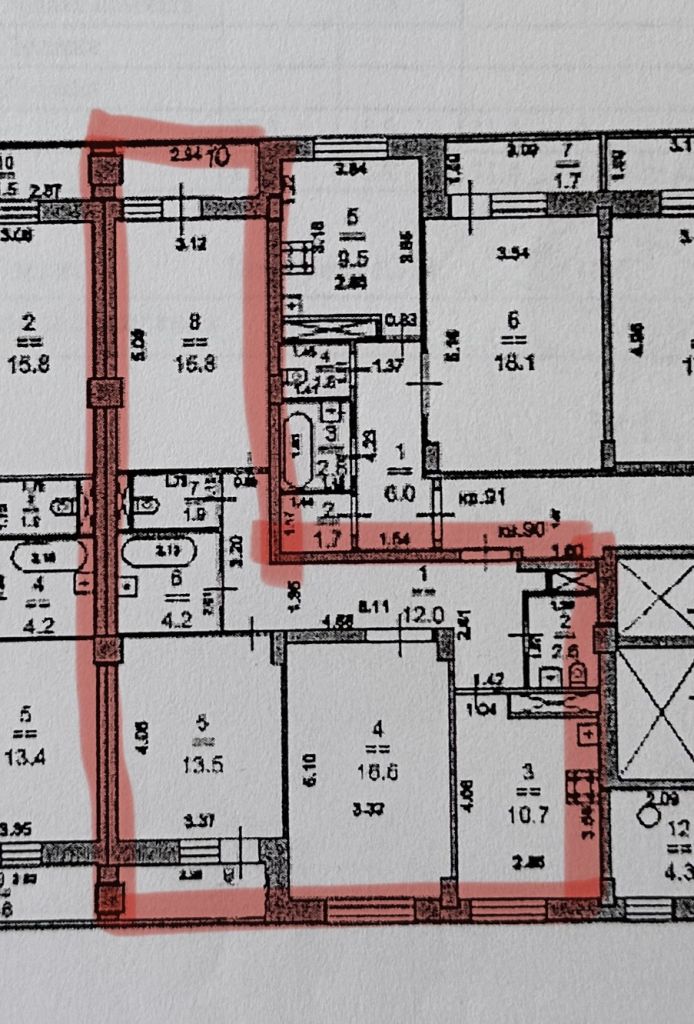 Продажа 3-комнатной квартиры, Нижний Новгород, Вятская ул,  1