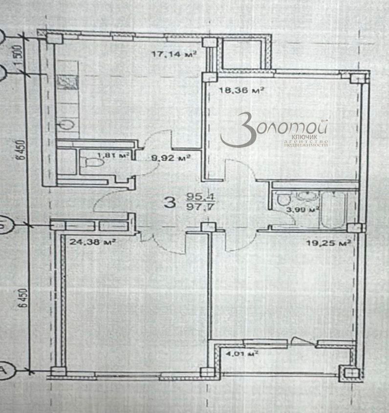 Продажа 3-комнатной квартиры, Нижний Новгород, Полтавская ул,  15