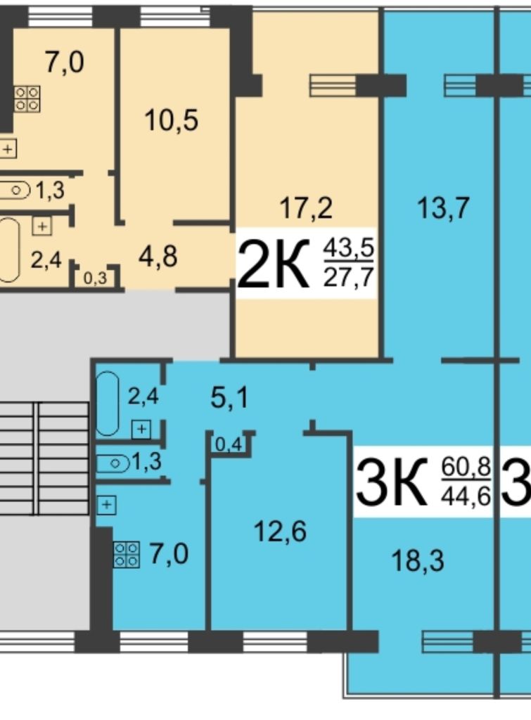 Продажа 3-комнатной квартиры, Нижний Новгород, Мельникова ул,  10