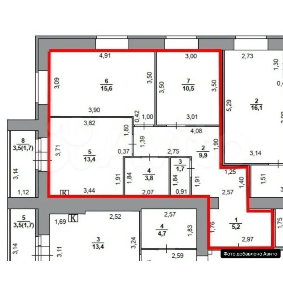 Продажа 2-комнатной квартиры, Кострома, Валентины Плетневой ул,  5