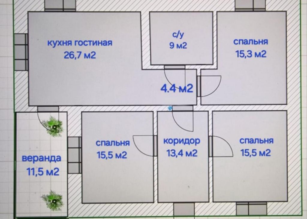 Продажа дома, 120м <sup>2</sup>, 12 сот., Зарубино