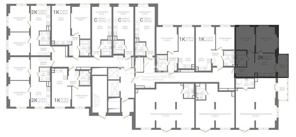 Продажа 2-комнатной новостройки, Нижний Новгород, 2-я Оранжерейная ул