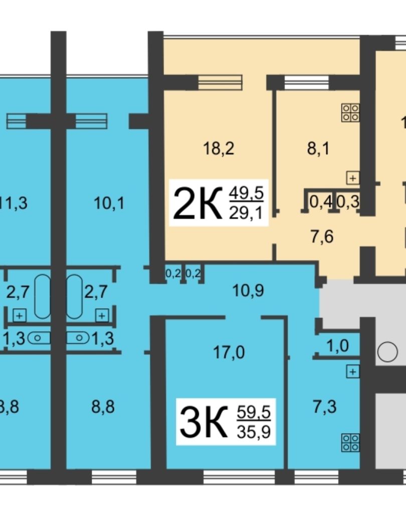 Продажа 3-комнатной квартиры, Нижний Новгород, Родионова ул,  17