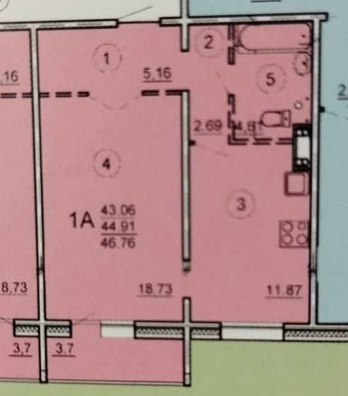 Продажа 1-комнатной квартиры, Тверь, Склизкова ул,  108