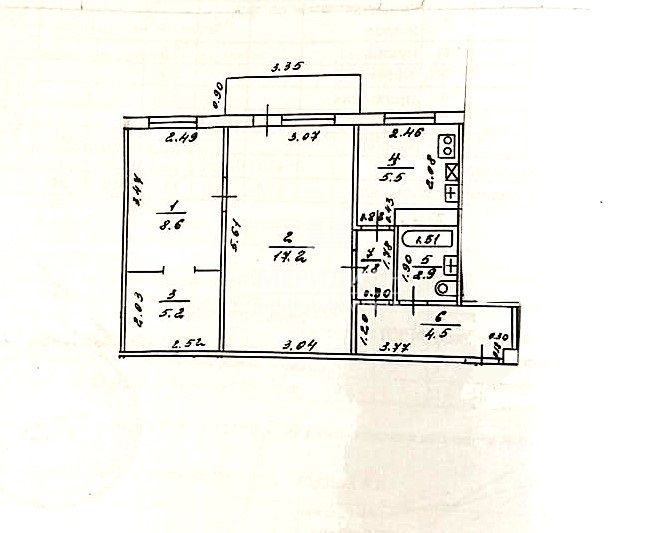 Продажа 2-комнатной квартиры, Нижний Новгород, Никиты Рыбакова ул,  18