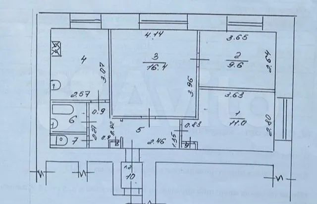 Продажа 3-комнатной квартиры, Саров, Александровича ул,  43