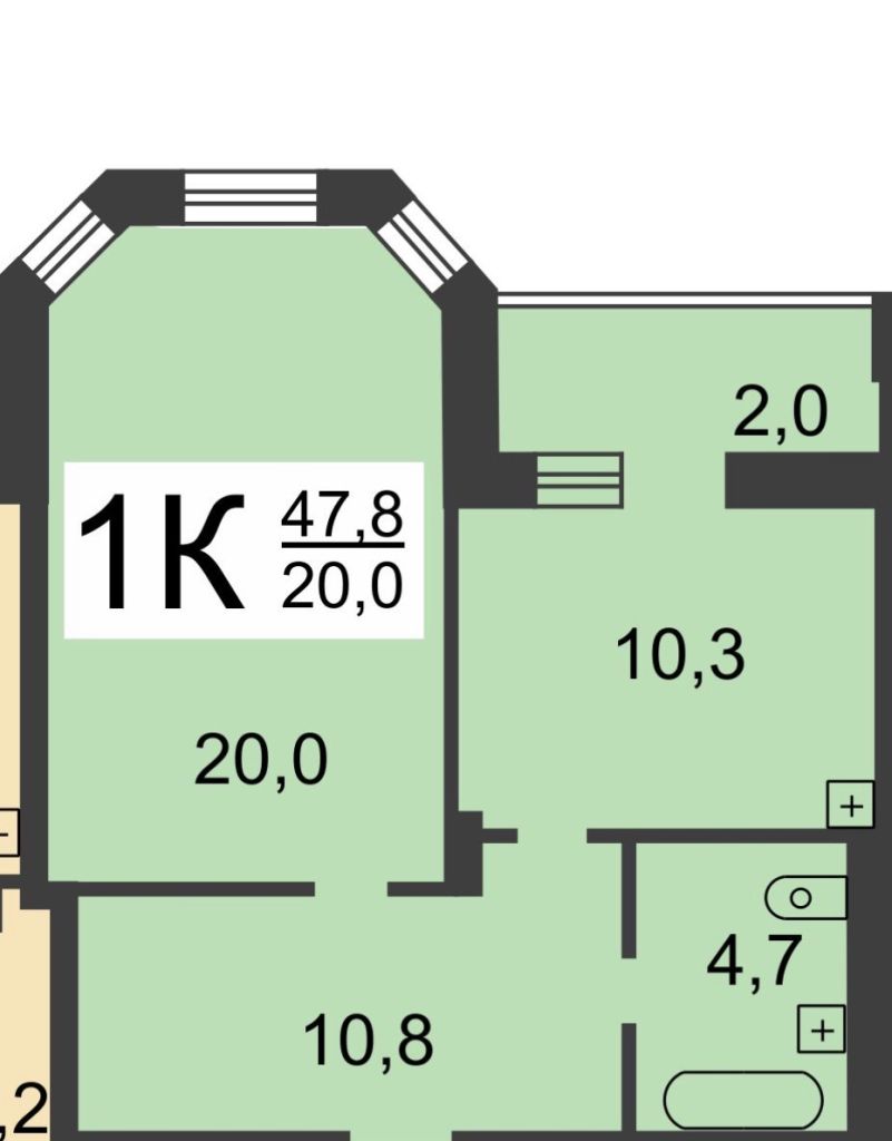 Продажа 1-комнатной квартиры, Нижний Новгород, Карла Маркса ул,  56