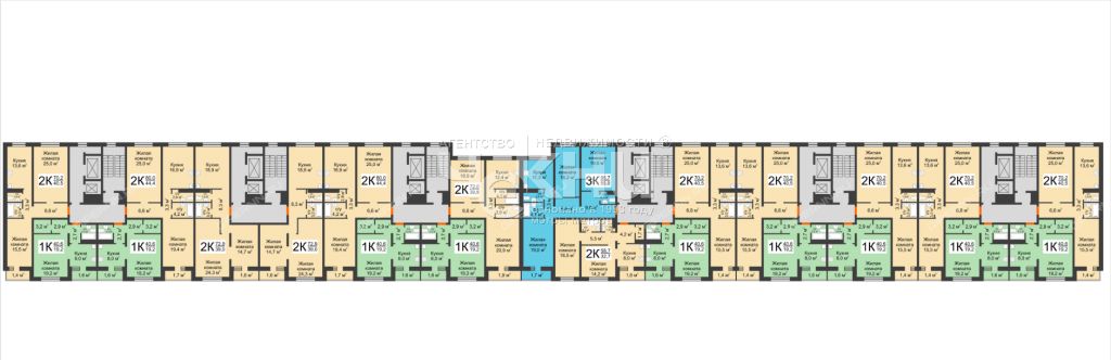 Продажа 2-комнатной новостройки, Нижний Новгород, Максима Горького ул,  73