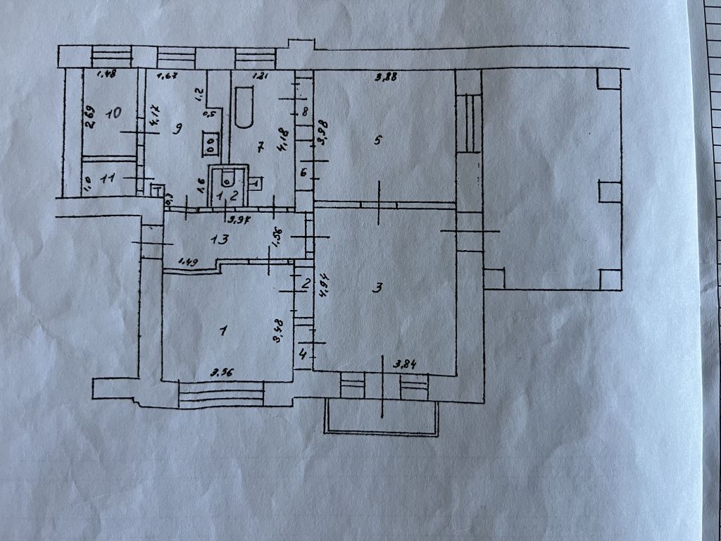 Продажа 3-комнатной квартиры, Балахна, Дзержинского пр-кт,  50