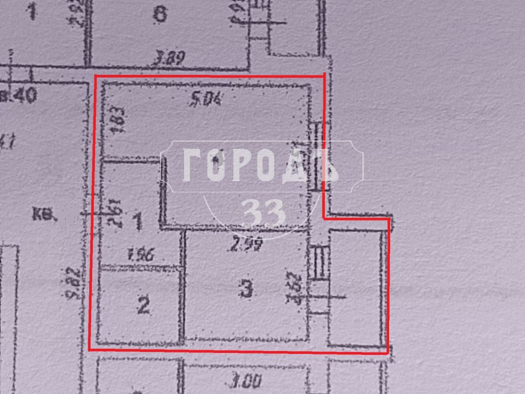 Продажа 1-комнатной квартиры, Владимир, Новгородская ул,  35