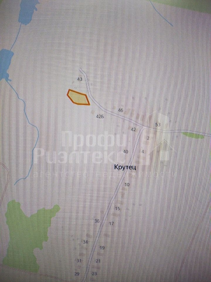 Продажа участка, Крутец,  55А