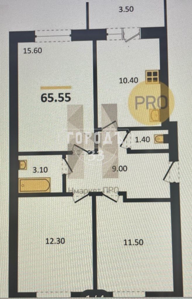 Продажа 3-комнатной квартиры, Владимир, Новгородская ул,  35к2