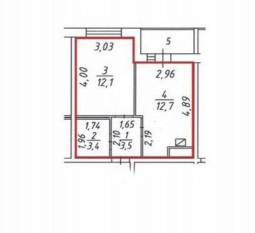 Продажа 1-комнатной квартиры, Кострома, Димитрова ул,  17