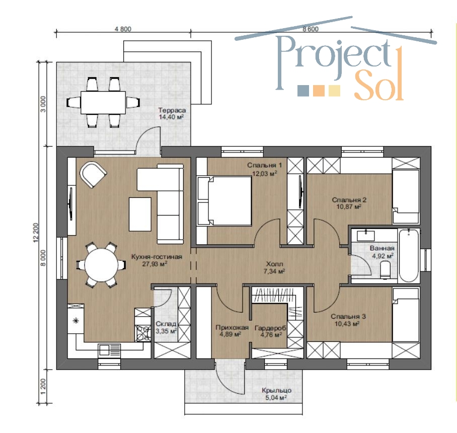 Продажа дома, 90м <sup>2</sup>, 10 сот., Крюково, Спасская,  72