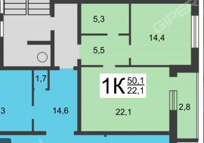 Продажа 1-комнатной квартиры, Нижний Новгород, Бетанкура ул,  3