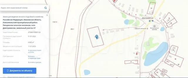 Продажа участка, Дмитриевское