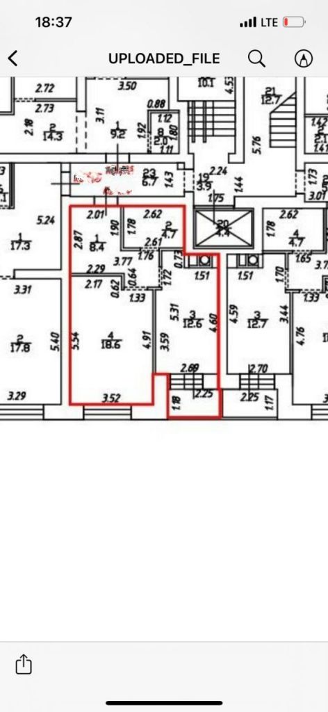 Продажа 1-комнатной квартиры, Смоленск, Гагарина пр-кт,  43А